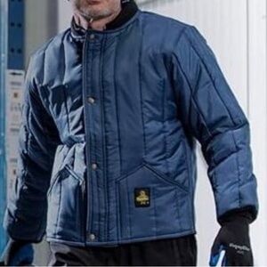 RefrigiWear Cooler Wear Insulated Black Medium Jacket